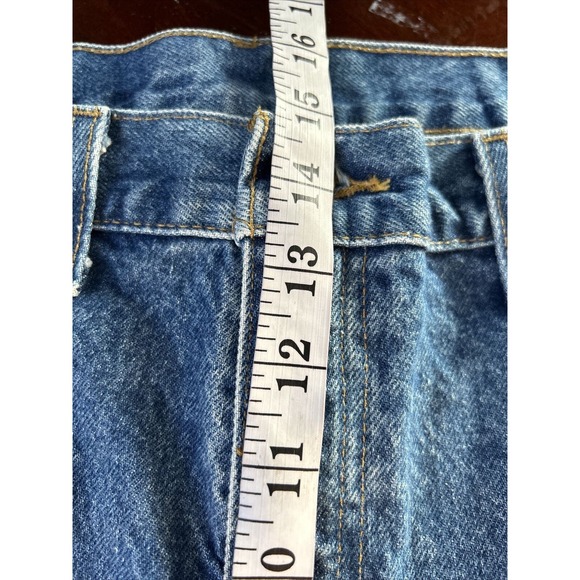 Carhartt Relaxed Fit Blue Cotton Straight Leg Denim Jeans Mens Size 46x32 Y2K - Picture 4 of 6